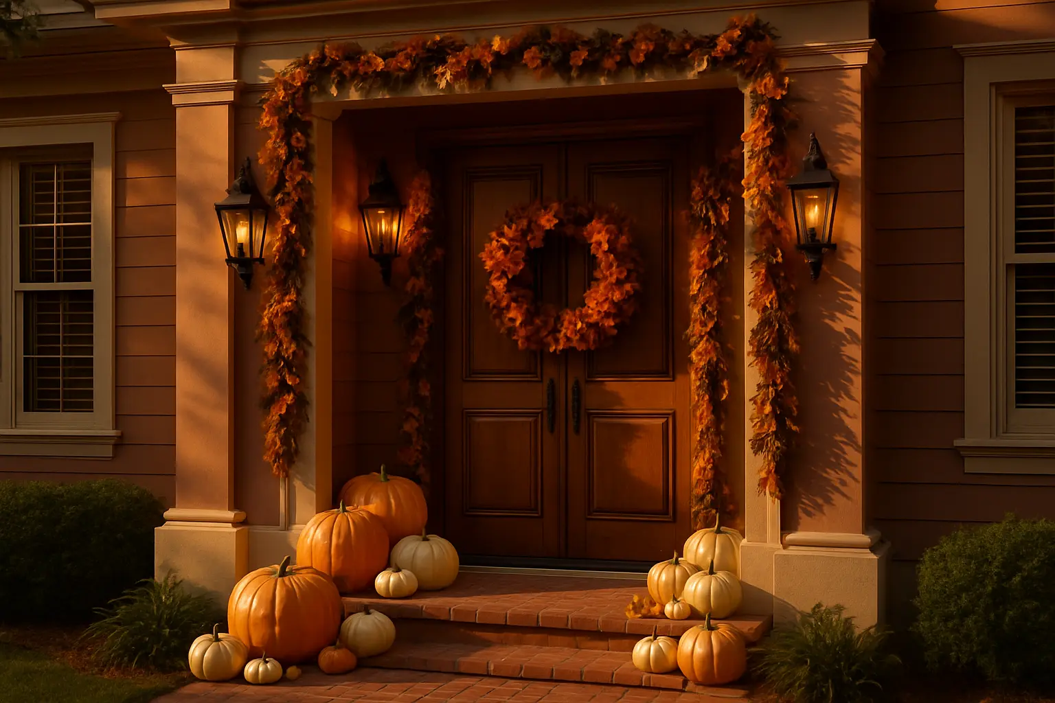 Fall Front-Door & Entry Styling